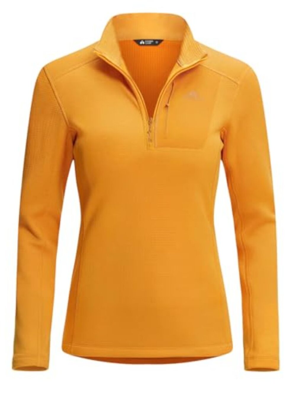 Women's Fleece Lined Quarter Zip Pullover Lightweight Thermal Running Top